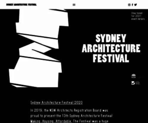 SYdneyarchitecturefestival.org(Sydney Architecture Festival) Screenshot