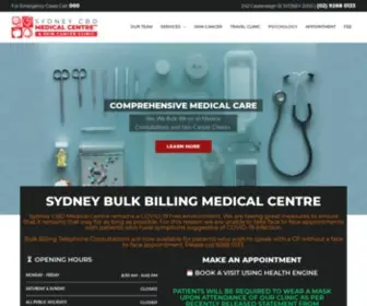 SYdneycbdmedicalcentre.com.au(Bulk Billing Doctors Sydney) Screenshot