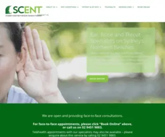 SYdneycentreent.com.au(Sydney Centre ENT) Screenshot