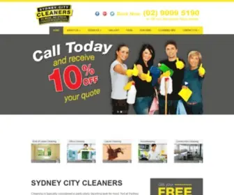 SYdneycitycleaners.com.au(Sydney City Cleaners) Screenshot