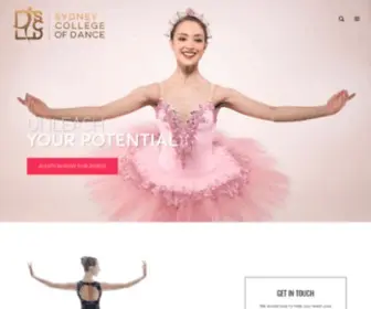 SYdneycollegeofdance.com(Full Time Dance and Transition Program) Screenshot