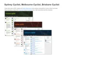 SYdneycyclist.com(Sydney) Screenshot