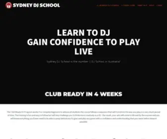 SYdneydjschool.com(Sydney DJ School) Screenshot