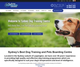 SYdneydogtraining.com.au(Sydney Dog Training Centre) Screenshot