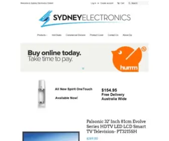 SYdneyelectronics.com.au(Sydney Electronics) Screenshot