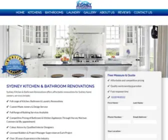 SYdneykitchenandbathroomrenovations.com.au(Sydney Kitchen & Bathroom Renovations) Screenshot