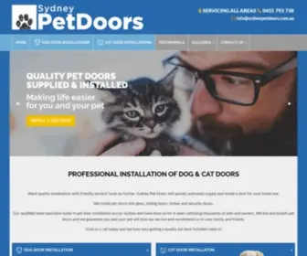 SYdneypetdoors.com.au(Sydney Pet Doors) Screenshot