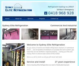 SYdneyrefrigeration.com(Sydney Elite Refrigeration Repairs) Screenshot