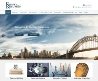 SYdneyresumes.com.au(Sydney Resumes) Screenshot