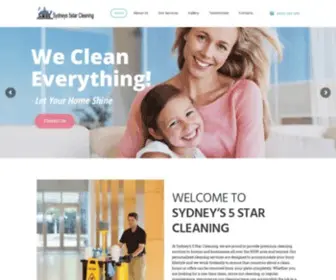 SYdneys5Starcleaning.com.au(Sydneys 5 Star Cleaning) Screenshot