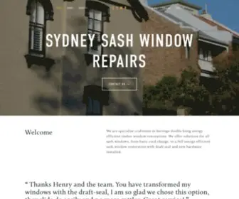 SYdneysashwindowrepairs.com.au(S S W R) Screenshot