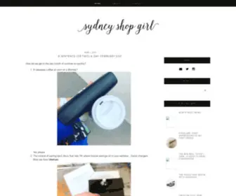 SYdneyshopgirl.com(Sydney Shop Girl) Screenshot