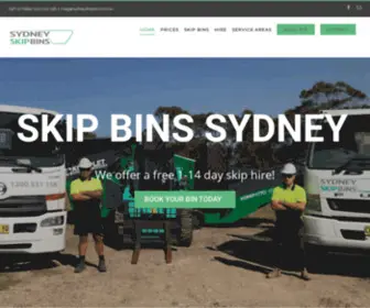 SYdneyskipbins.com.au(Skip Bin Hire Sydney) Screenshot