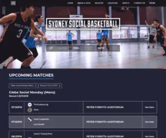 SYdneysocialbasketball.com.au(Sydney Social Basketball) Screenshot