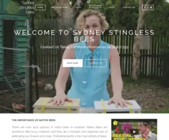 SYdneystinglessbees.com.au(Best place to source beekeeping supplies in Sydney. Stingless bee Keeping) Screenshot