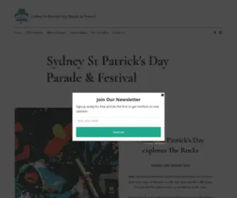 SYdneystpatricksday.com(St Patrick's Day Parade & Festival) Screenshot