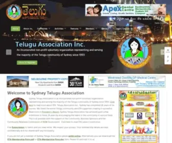 SYdneytelugu.org(Telugu Association Inc Sydney) Screenshot