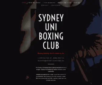 SYdneyuniboxing.com(Sydney uni boxing club) Screenshot