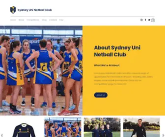 SYdneyuninetball.com(Sports Club) Screenshot