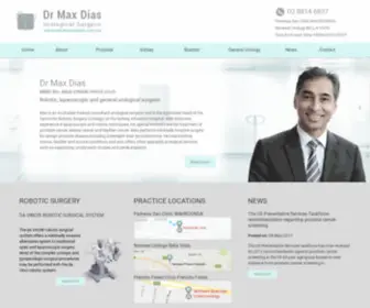 SYdneyurologist.com.au(Dr Max Dias) Screenshot