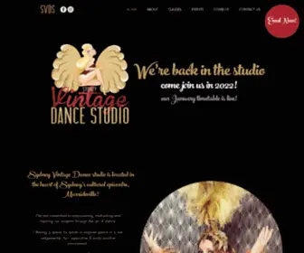 SYdneyvintagedance.com(Sydney Vintage Dance Studio) Screenshot