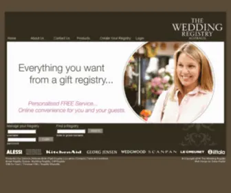 SYdneyweddingregistry.com.au(Sydney Wedding Registry) Screenshot