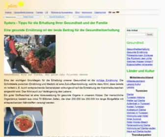 Sydora.de(Natürliche Lebensmittel) Screenshot
