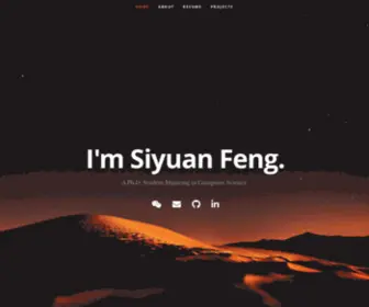 Syfeng.net(Siyuan Feng) Screenshot