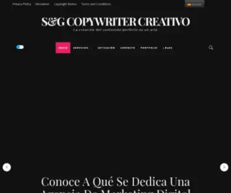 SYgcopywritercreativo.com(Creación de contenido) Screenshot