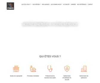 SYgmatel.fr(Notre énergie à votre service) Screenshot
