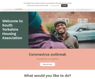 Syha.co.uk(South Yorkshire Housing Association) Screenshot