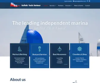 Syharbour.co.uk(Suffolk Yacht Harbour) Screenshot