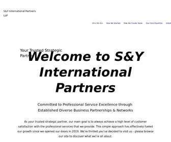 Syinternationalpartners.com(Who We Are) Screenshot