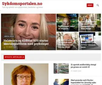 SYkdomsportalen.no(Nyheter) Screenshot