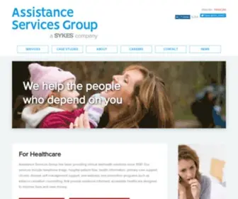 Sykesassistance.com(Assistance Services Group) Screenshot
