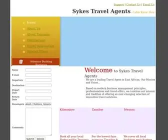 Sykestravel.com(Sykes Travel Agents Order Form) Screenshot