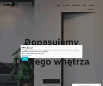 Sykomat.com.pl(Drzwi wewnętrzne) Screenshot