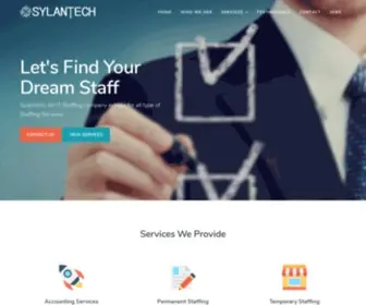 Sylantech.com(Want IT Staffing Company in India then Sylantech) Screenshot