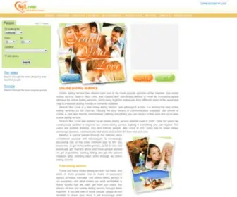 SYL.com(Free online dating service SearchYourLove) Screenshot