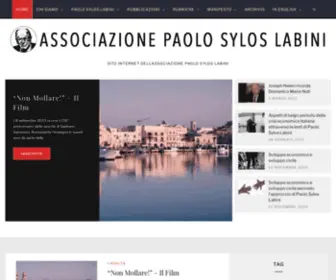 Syloslabini.info(Sito Internet dell'associazione Paolo Sylos Labini) Screenshot