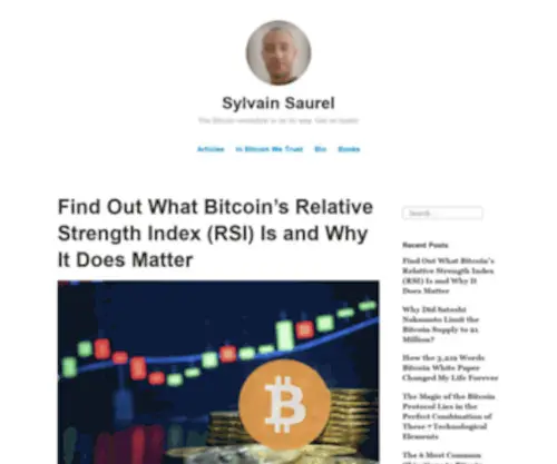 SYlvainsaurel.com(The Bitcoin revolution) Screenshot