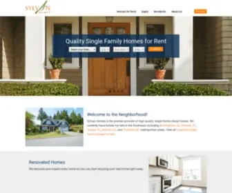 SYlvanhs.com(Quality Single Family Homes for Rent) Screenshot