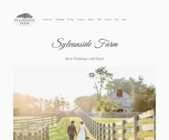 SYlvansidefarm.com(Elegant Sylvanside Farm Wedding Venue in Purcellville VA) Screenshot