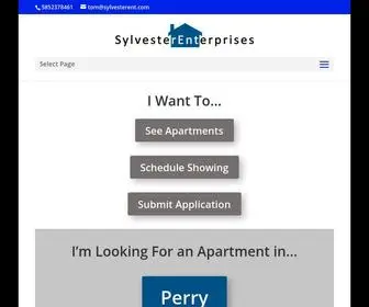 SYlvesterent.com(Residential/Commercial Leasing in Western NY (Perry) Screenshot