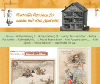 SYlvias-Puppenhaus.de(Antike Puppenstuben und Puppenküchen) Screenshot