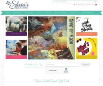 SYlviasquiltdepot.com(Sylvia's Quilt Depot's mission) Screenshot