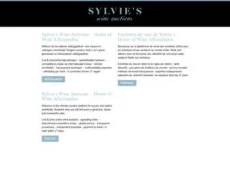 SYlvies.be(Sylvie's wine auctions) Screenshot