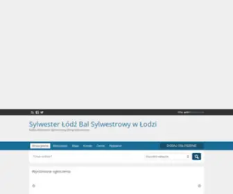 SYlwester.lodz.pl(Sylwester Łódź Bal Sylwestrowy w Łodzi) Screenshot