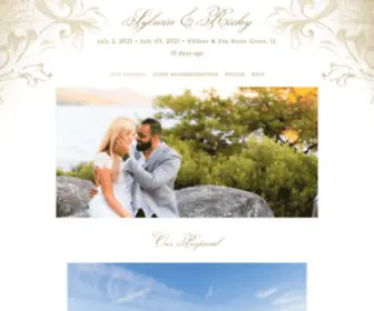 SYlwiaandricky.com(Sylwia Kocinska and Ricky Patel's Wedding Website) Screenshot