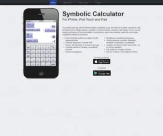 SYM-Calc.com(Symbolic Calculator) Screenshot